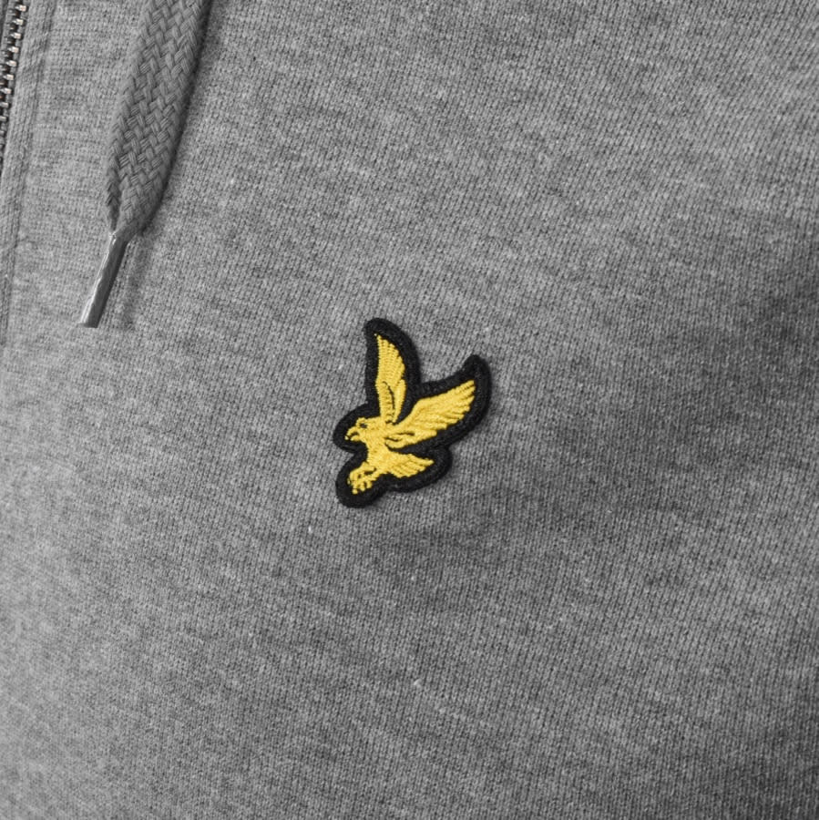Alternative Image for ProductLyle And Scott Full Zip Hoodie Grey3